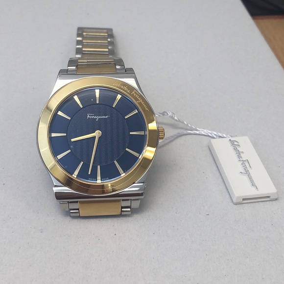 Salvatore Ferragamo Men’s Two-Tone Bracelet Watch - Picture 4 of 4